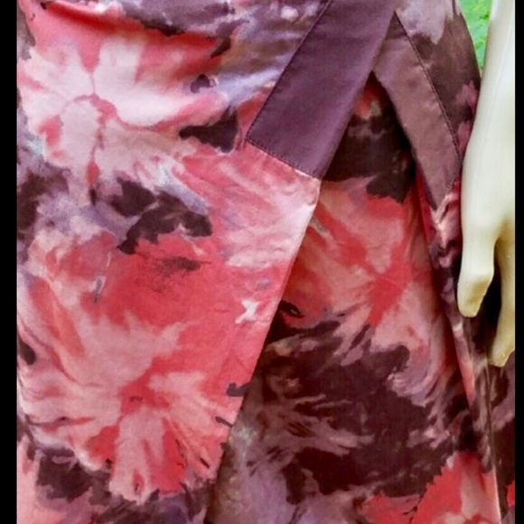 ⭐️HP⭐️ANTHROPOLOGIE▪️ELEVENSES▪️Cotton HELIUM FIELD Tie Dye Box Pleat Skirt - Picture 3 of 4